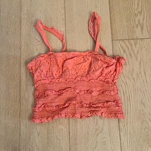 Pink top shop tank top